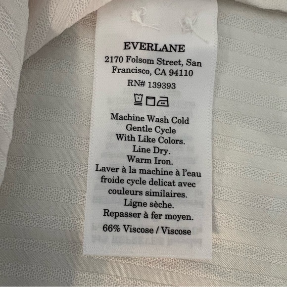 Everlane Long Sleeve Shirt Midi Dress Button Down Drawcord Pockets Lagenlook XL - Picture 15 of 16